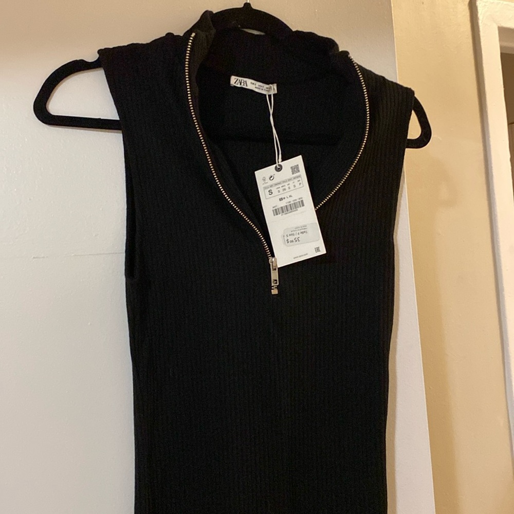 Zara ribbed dress 🖤